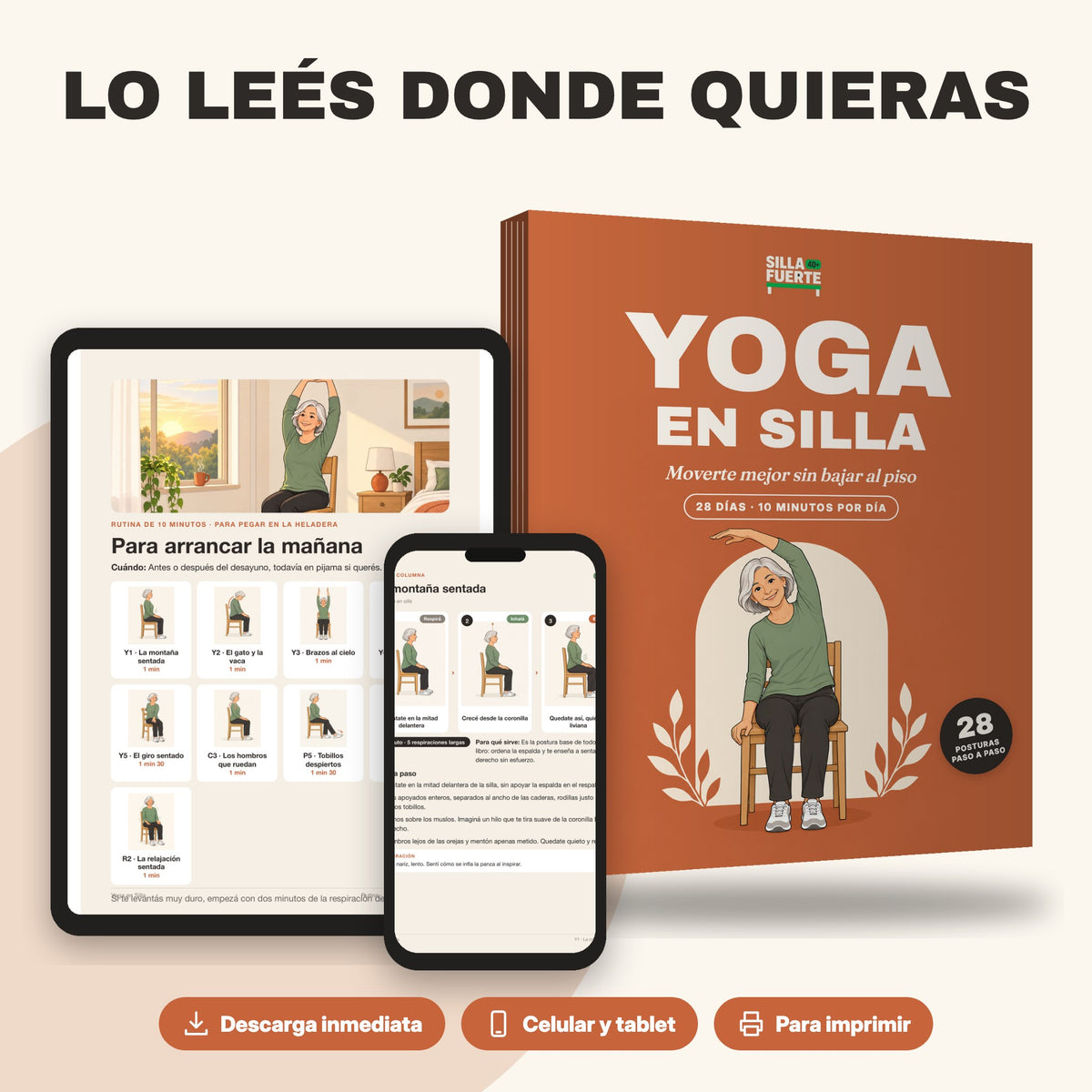 Lo leés en el celular, la tablet o impreso, con descarga inmediata