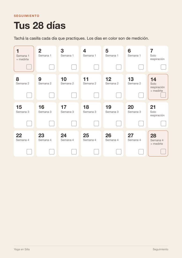 Tus 28 días